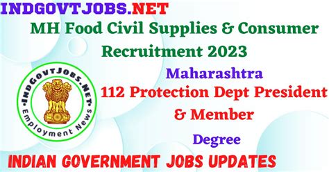 Food Civil Supplies and Consumer protection .